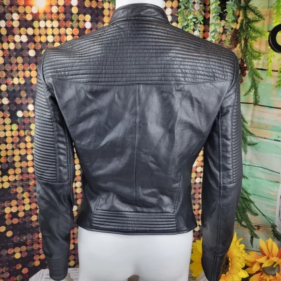 ZARA Faux Leather Moto Jacket, Biker Jacket - Picture 5 of 8